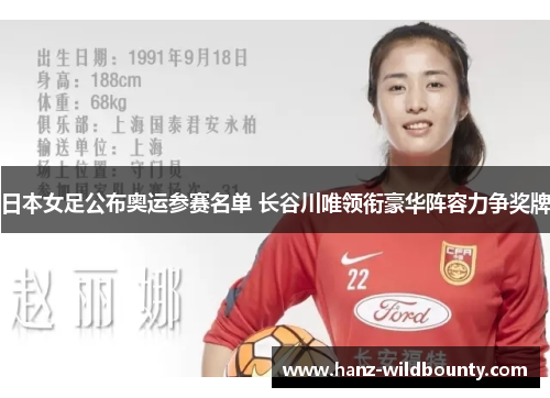 日本女足公布奥运参赛名单 长谷川唯领衔豪华阵容力争奖牌